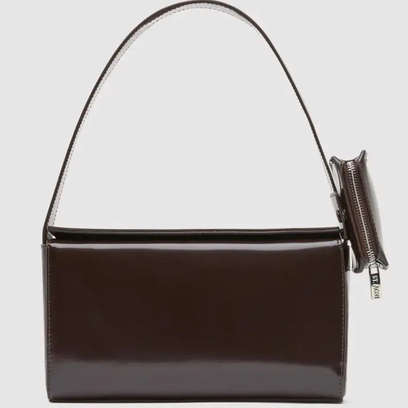 St. Agni Handbags - ST. AGNI | PETIT POUCH BAG IN COFFEE BROWN